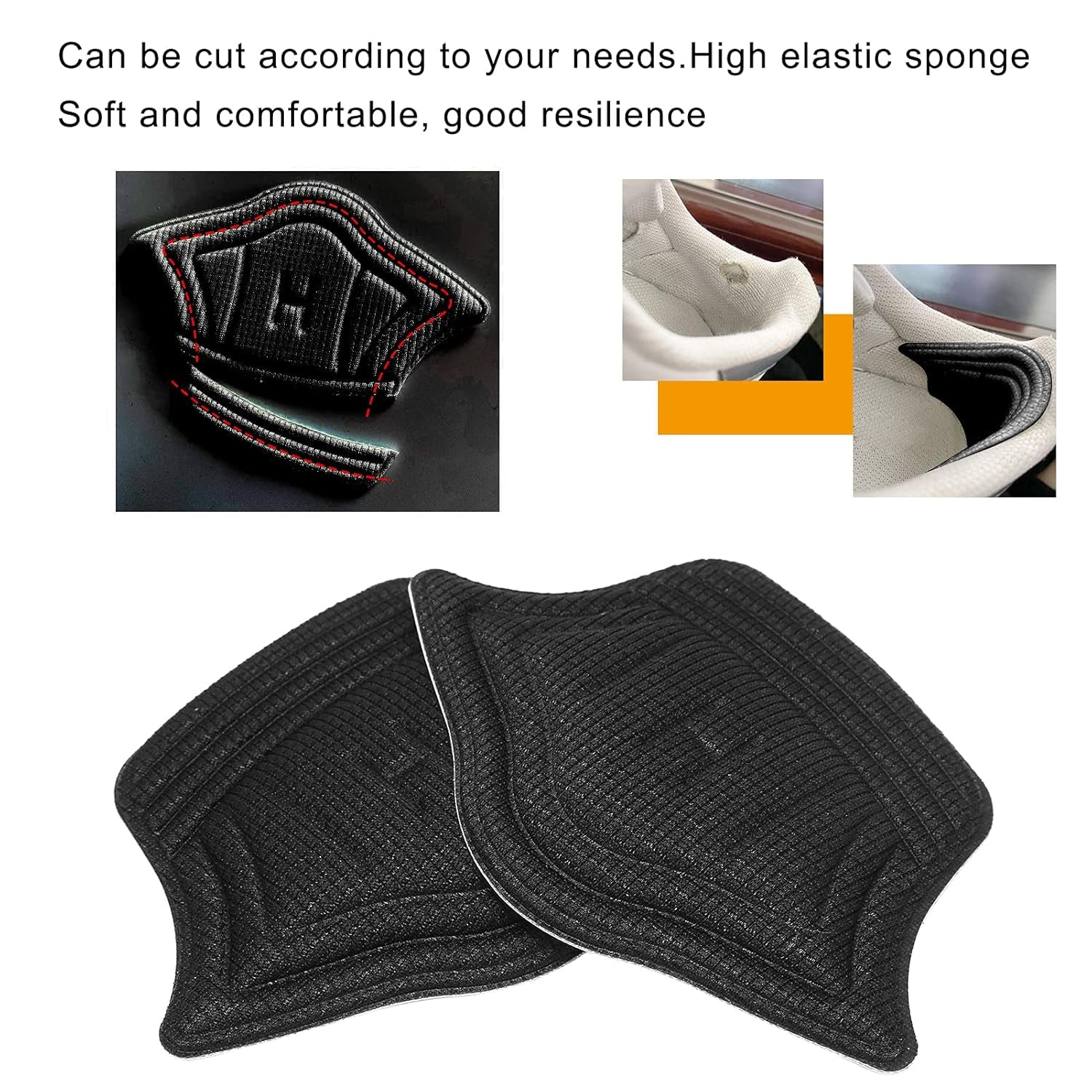 Heel Cushion Pads Widely Applicable Protective Shoe Insoles (1 Pair) Heel Cushion Pads Widely Applicable Protective Shoe Insoles (1 Pair)